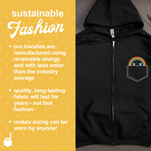 Load image into Gallery viewer, Unisex Zip Hoodie "Slaying Goals"