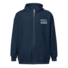 Load image into Gallery viewer, Unisex Zip Hoodie "Celebrate Our Differences"