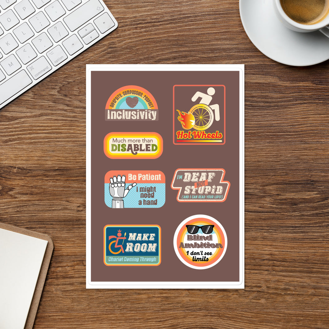 Inclusivity. Sticker sheet