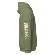 Load image into Gallery viewer, Unisex Hoodie &quot;Built Different&quot;. Green.