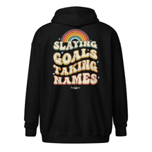 Load image into Gallery viewer, Unisex Zip Hoodie &quot;Slaying Goals&quot;